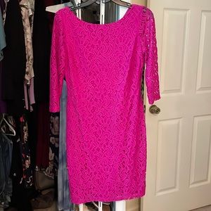 Ivanka trump pink lace dress